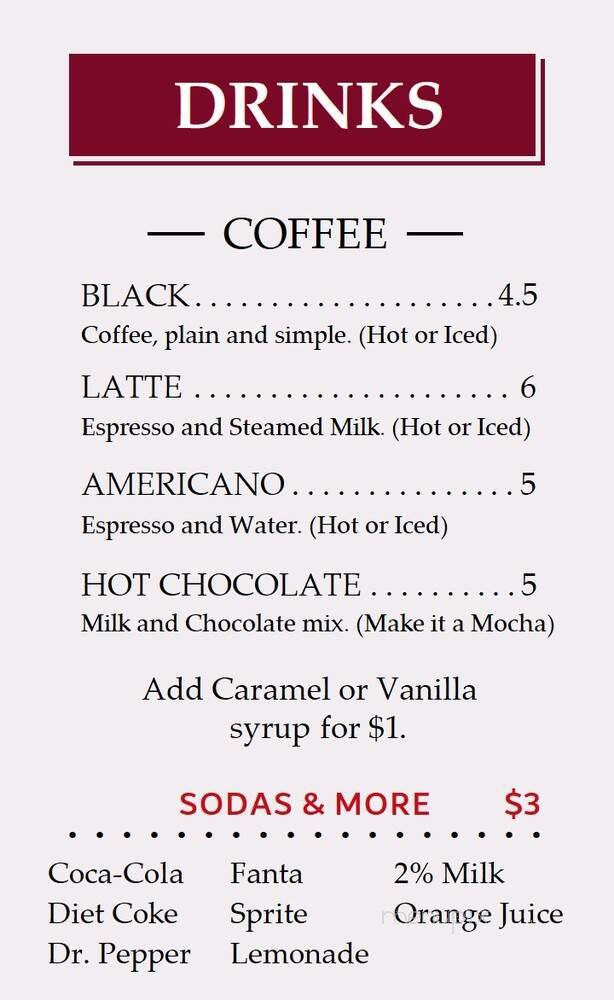Menu page 5