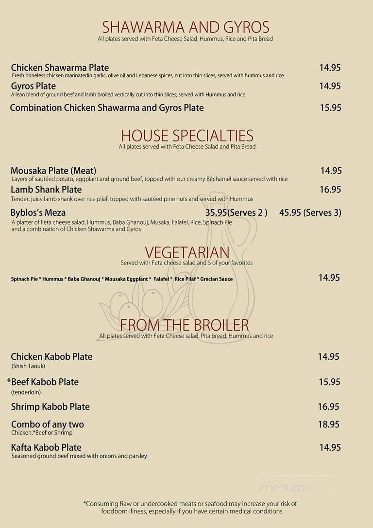 Menu page 2