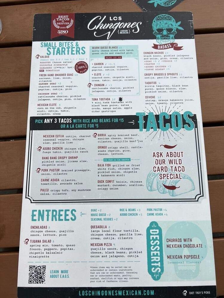 Menu page 1