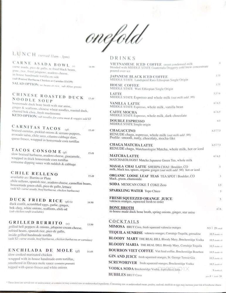 Menu page 2