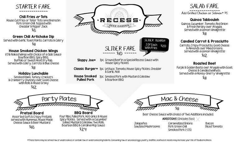 Menu page 1