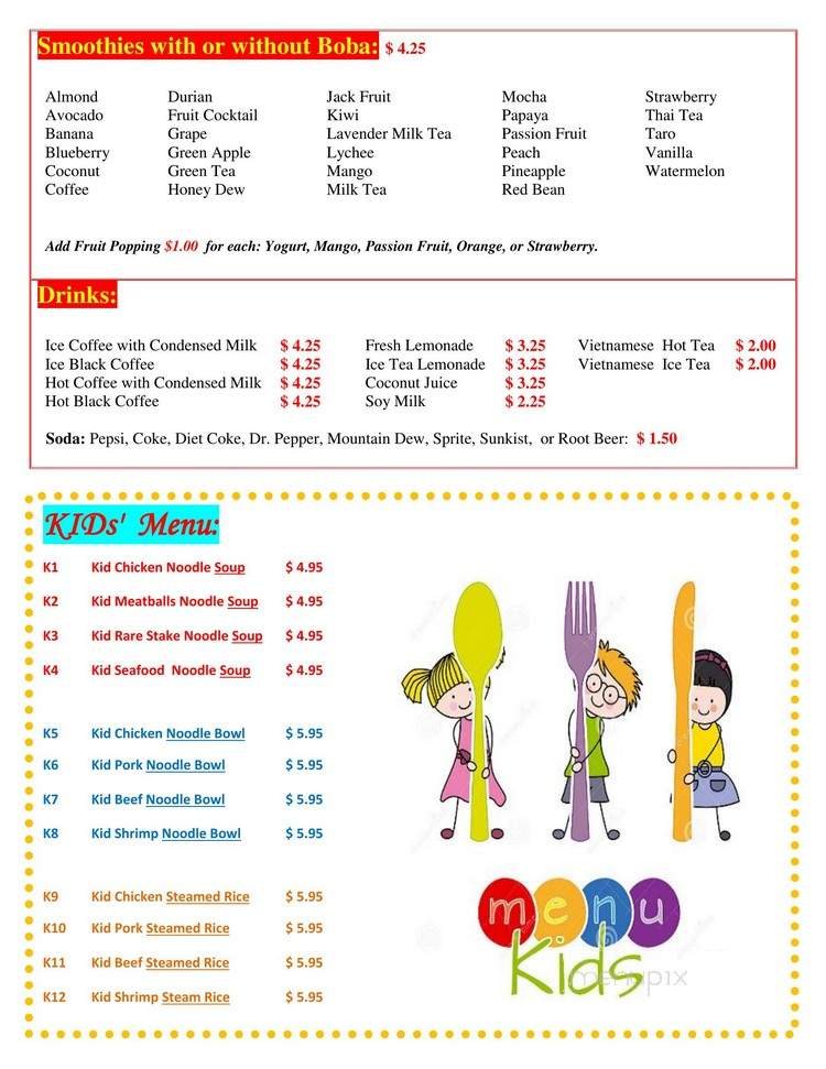 Menu page 6