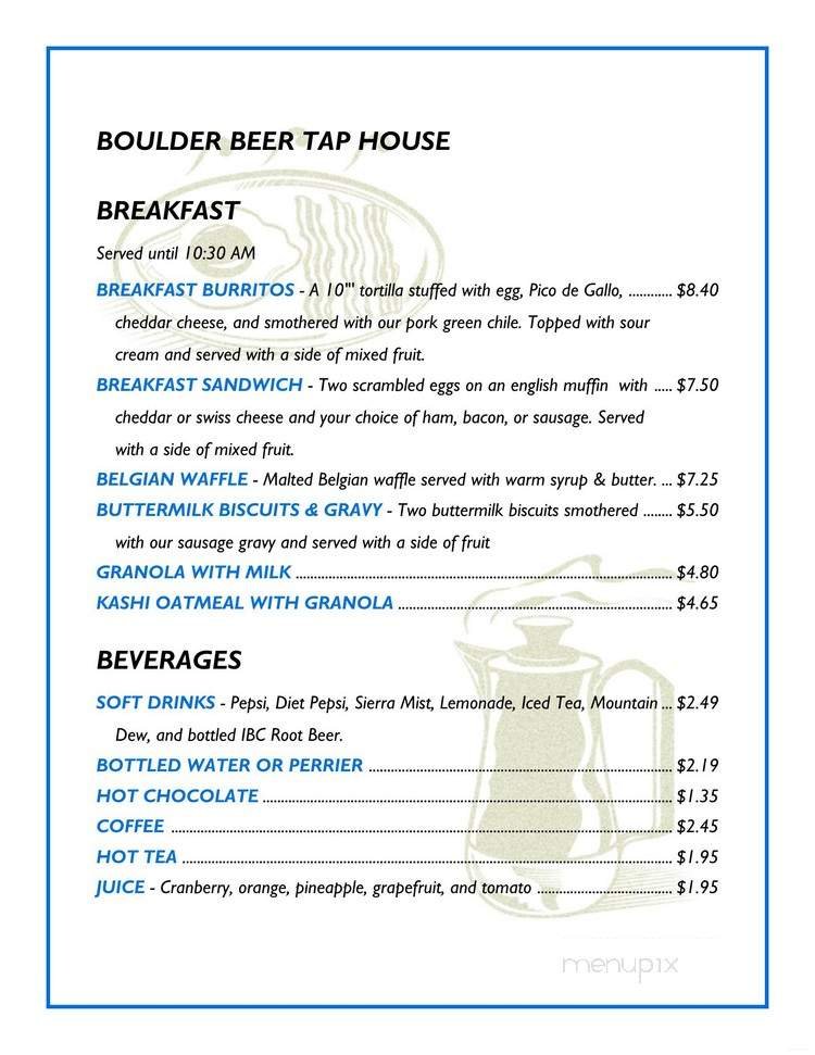 Menu page 1