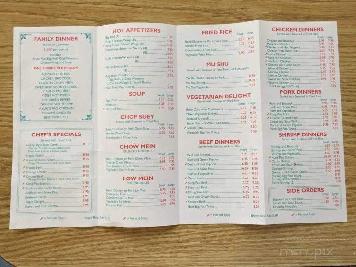 Menu page 2