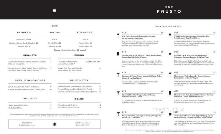 Menu page 1