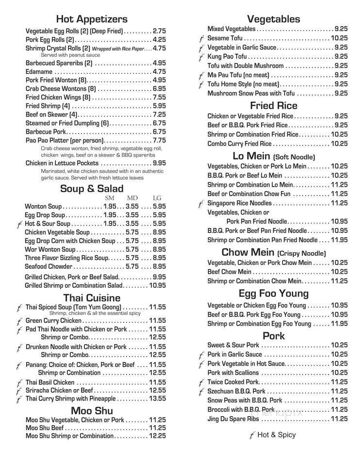 Menu page 2