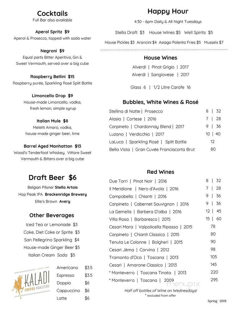 Menu page 2