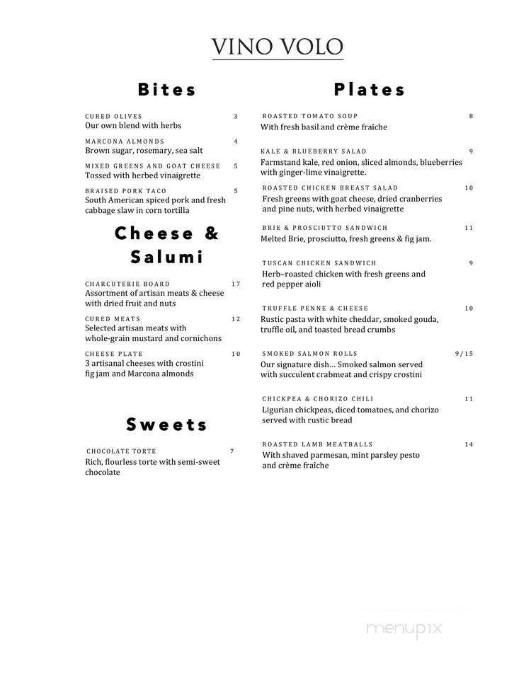 Menu page 2