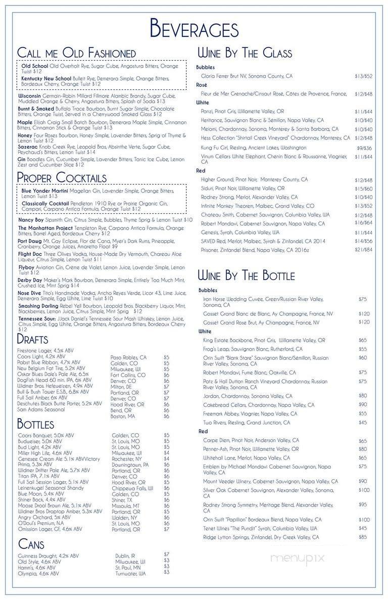 Menu page 2