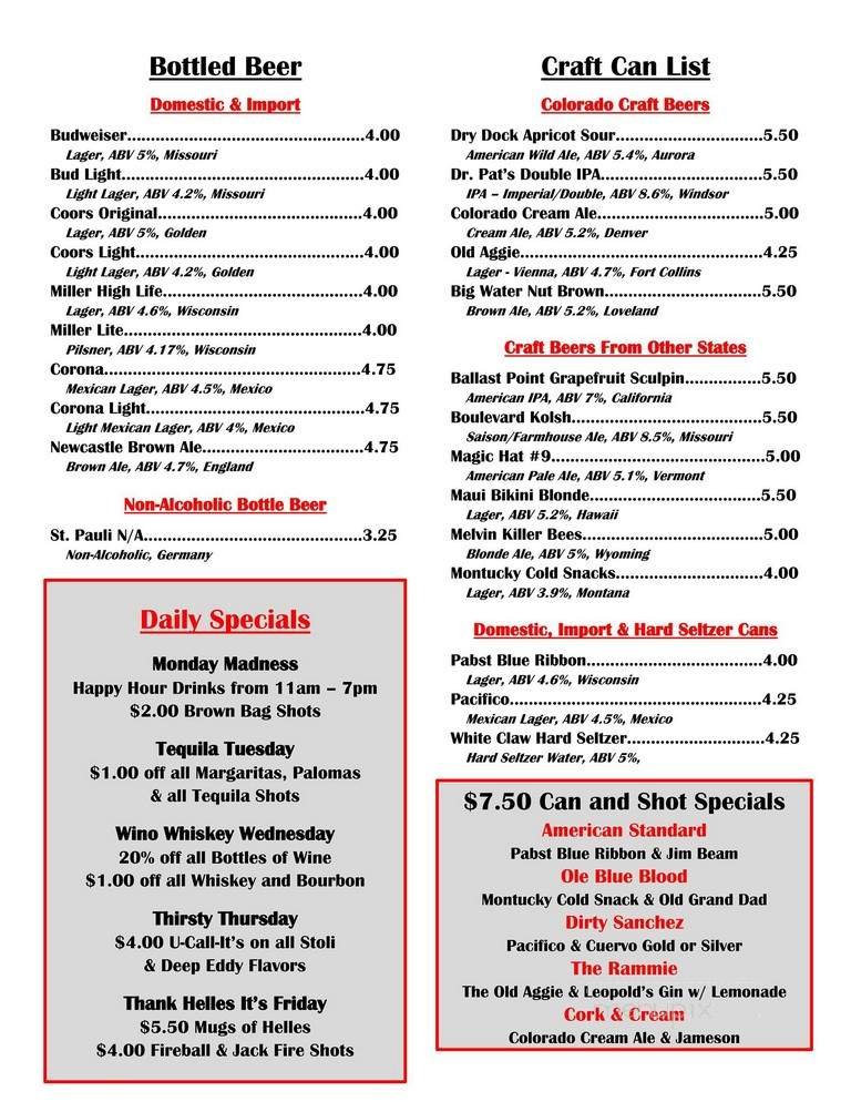 Menu page 4