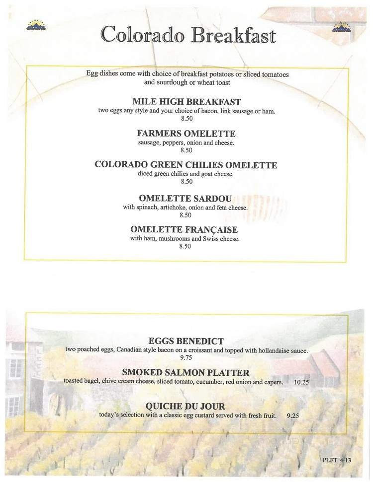 Menu page 3