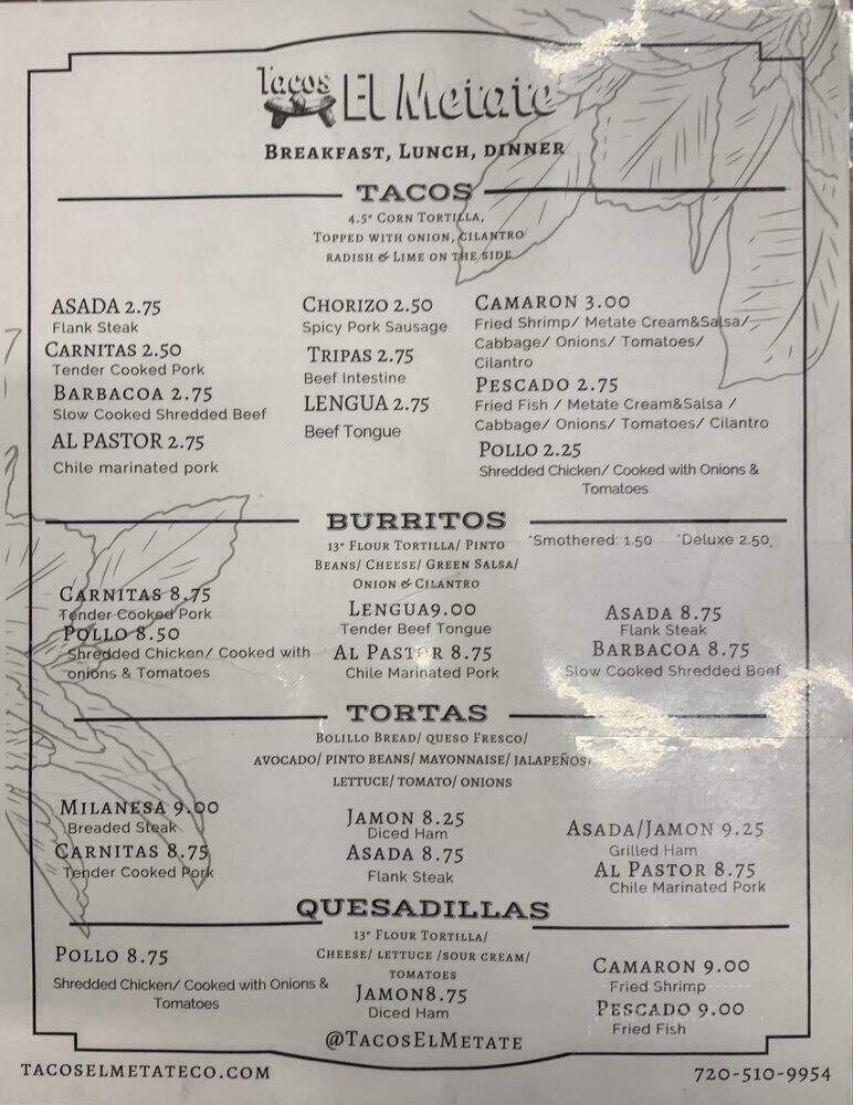 Menu page 2
