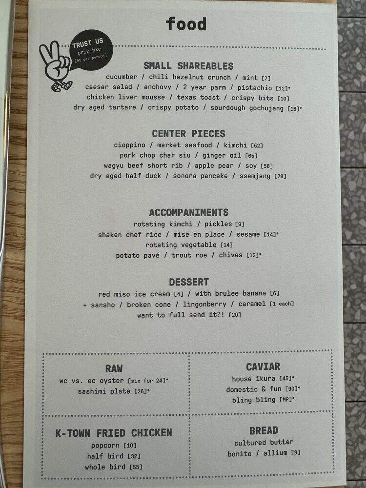 Menu page 2