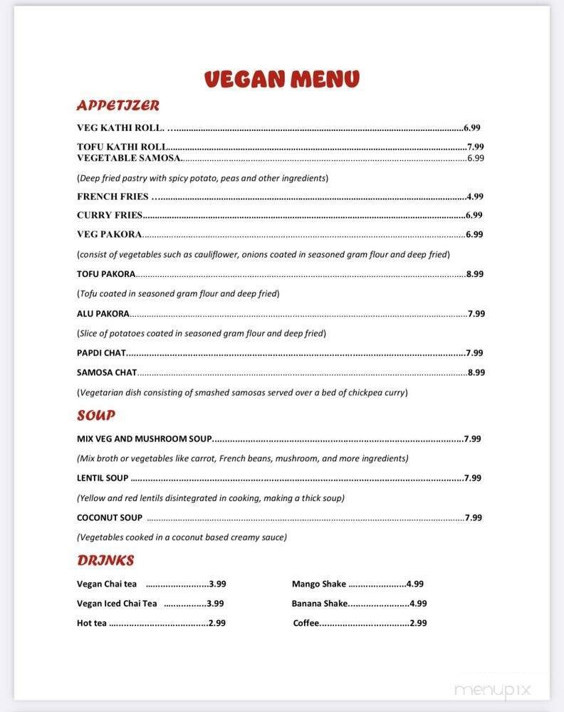 Menu page 2