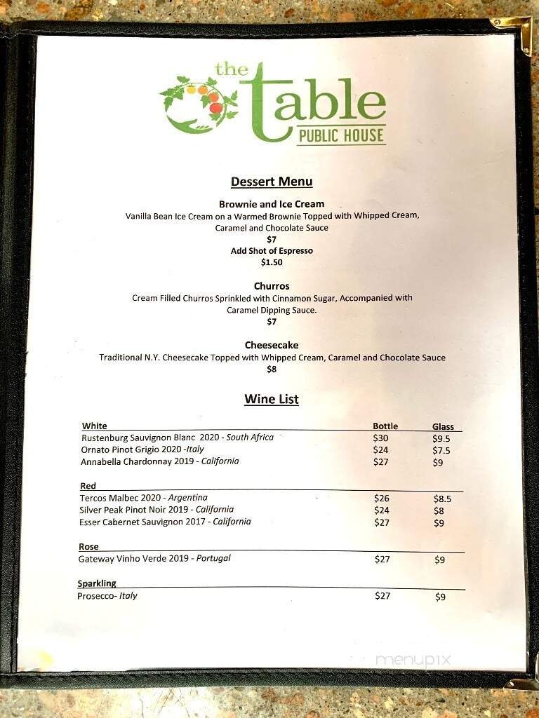 Menu page 2