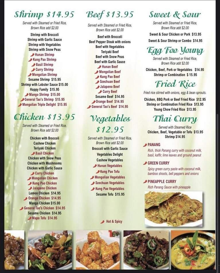 Menu page 2