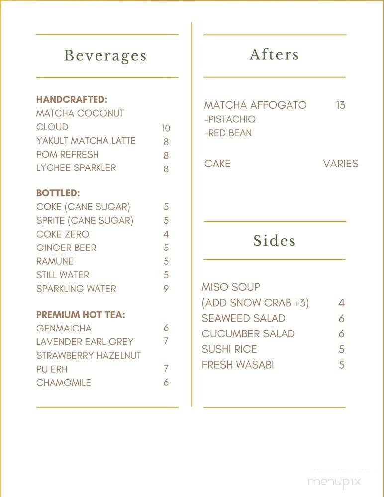 Menu page 2