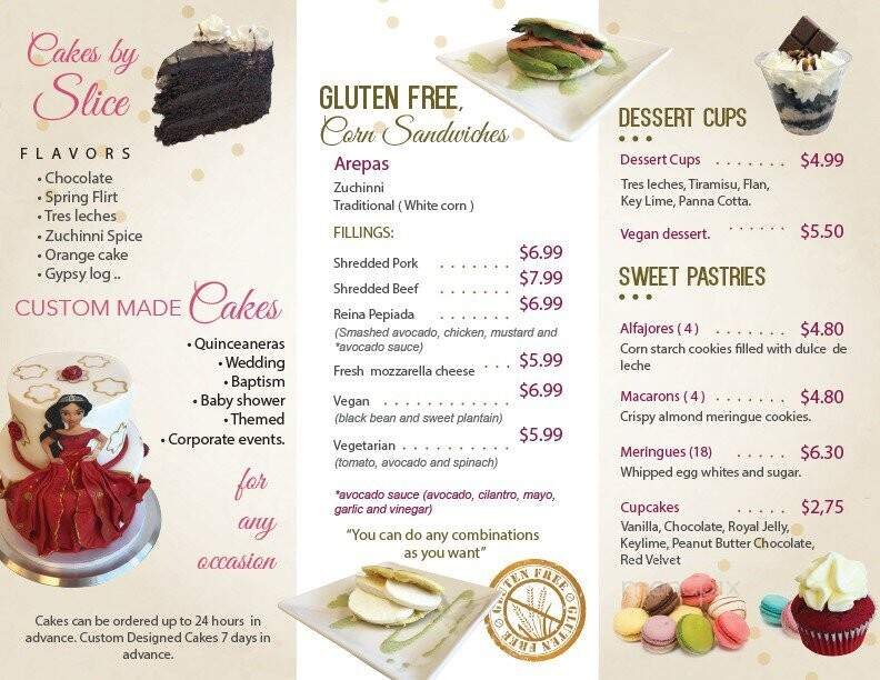 Menu page 1