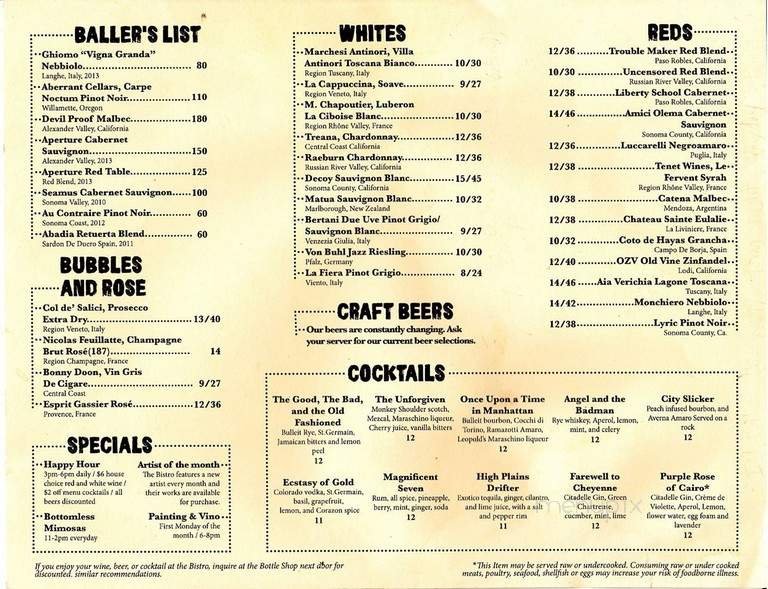 Menu page 2