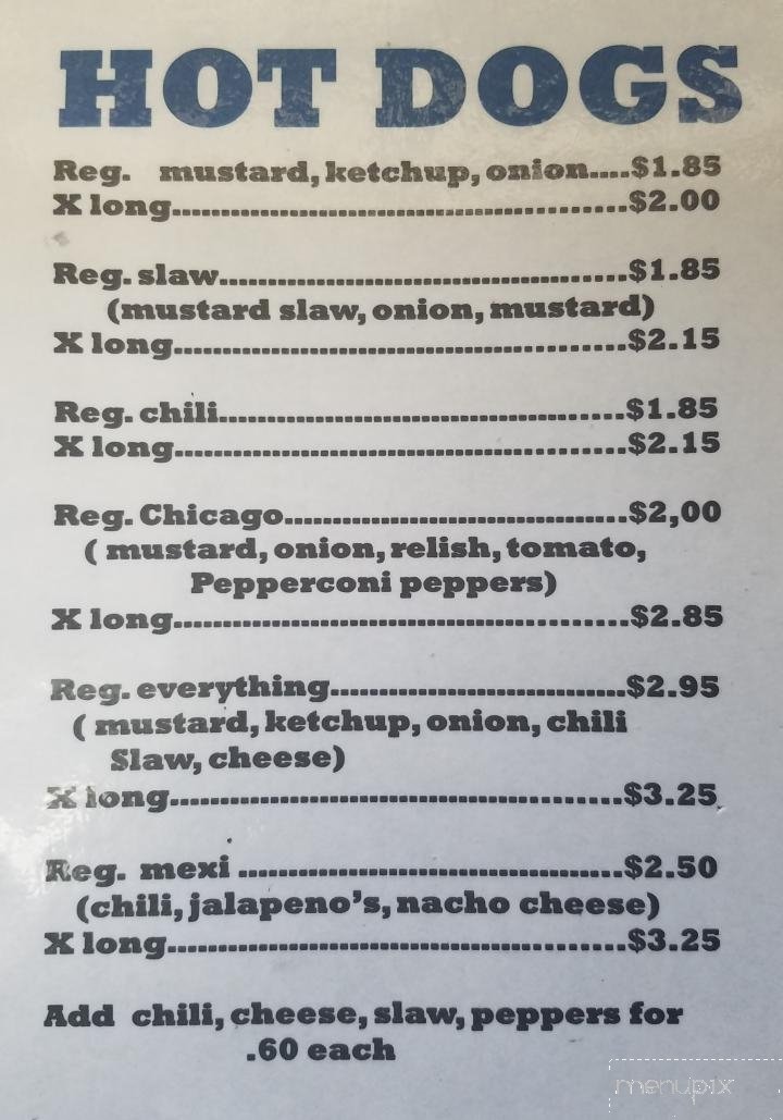 Menu page 5
