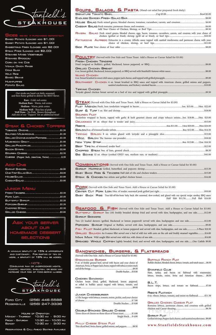 Menu page 2