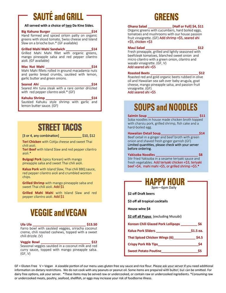 Menu page 4