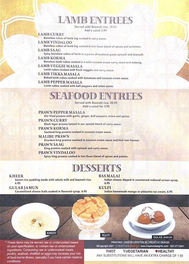Menu page 7