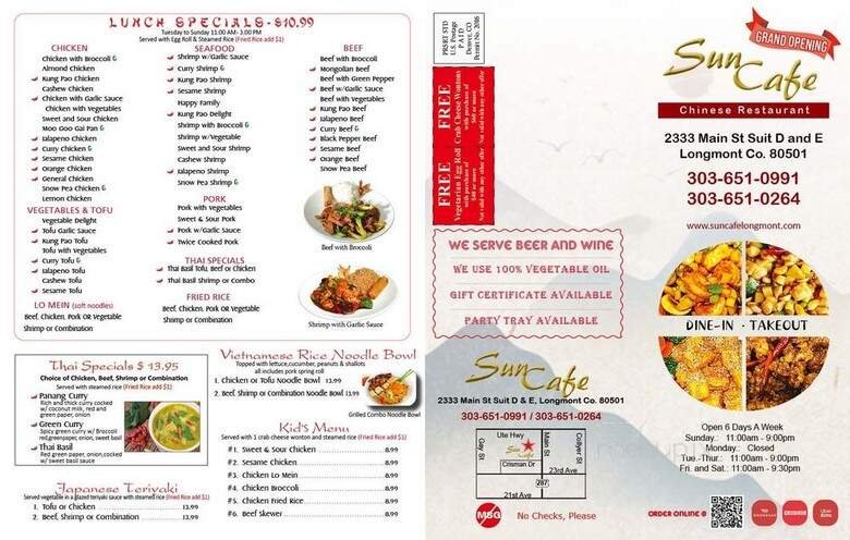 Menu page 2