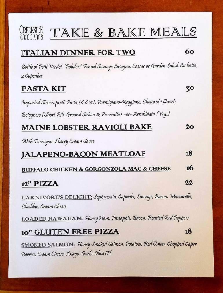 Menu page 2