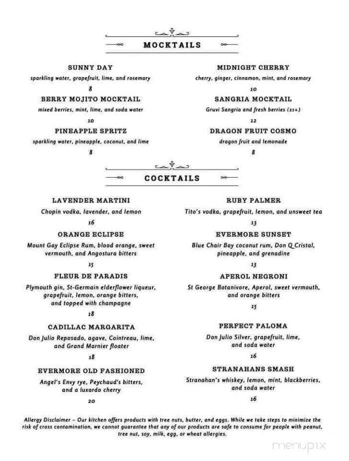 Menu page 3
