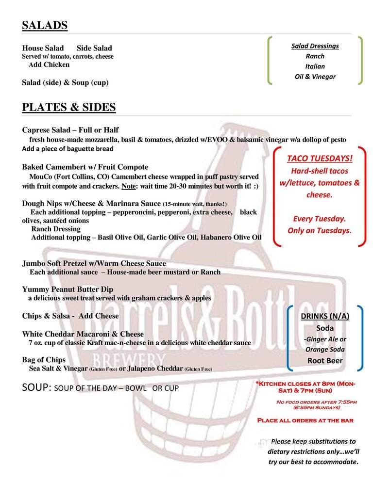 Menu page 2