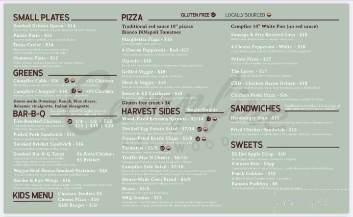 Menu page 1