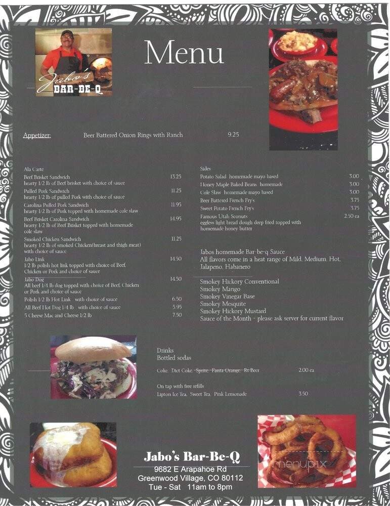 Menu page 2