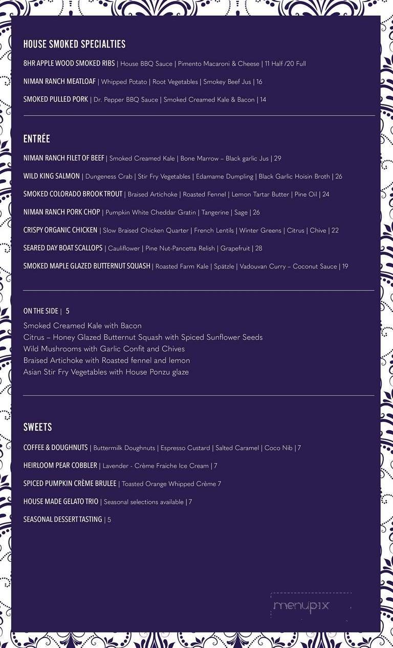 Menu page 1
