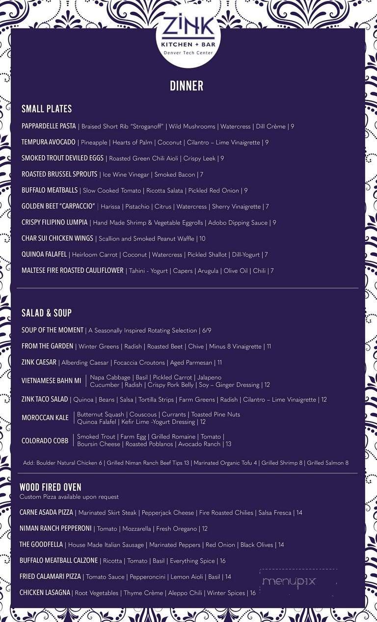 Menu page 2