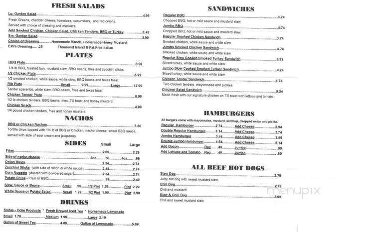 Menu page 2