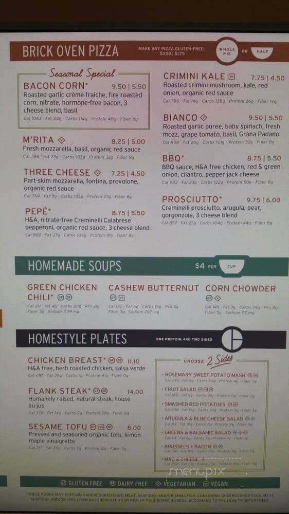 Menu page 2