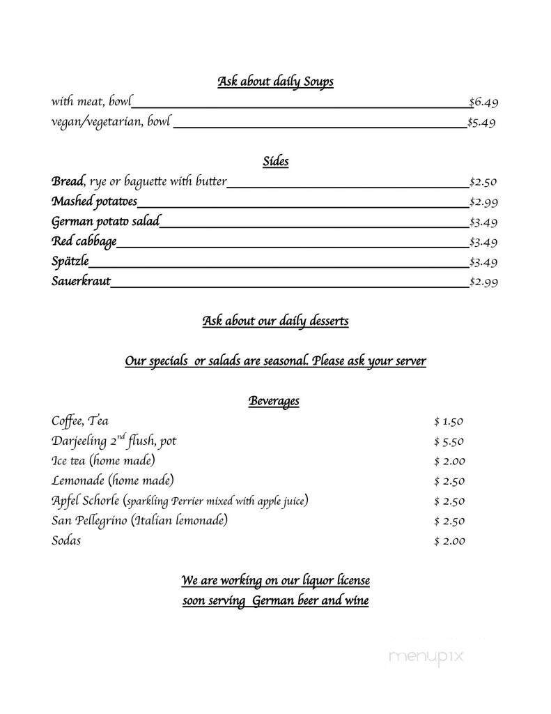 Menu page 2