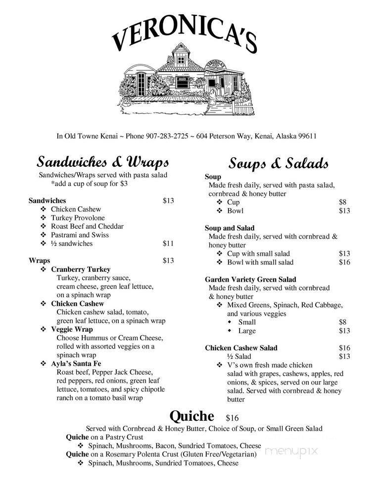 Menu page 1