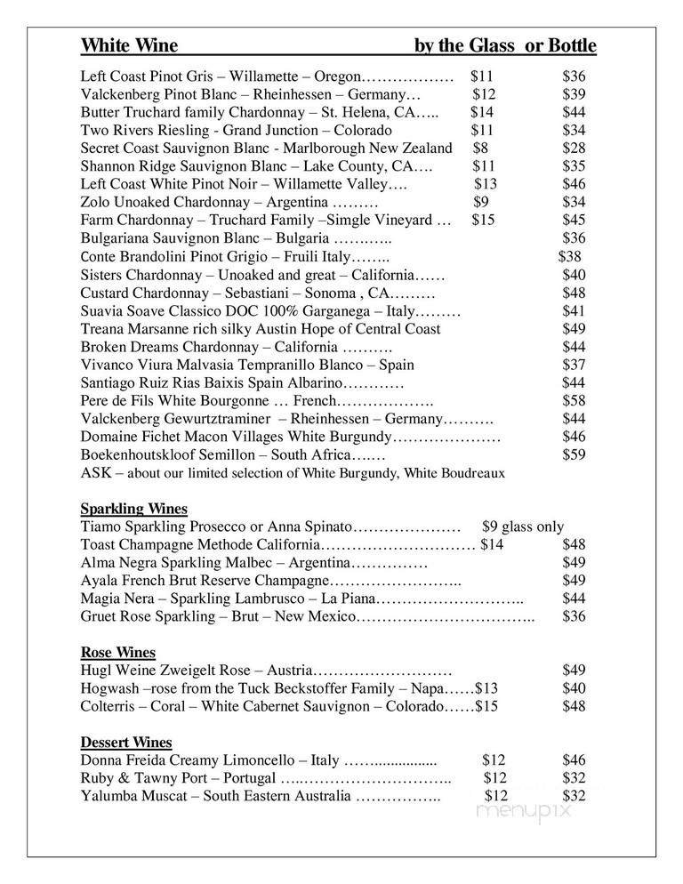 Menu page 3