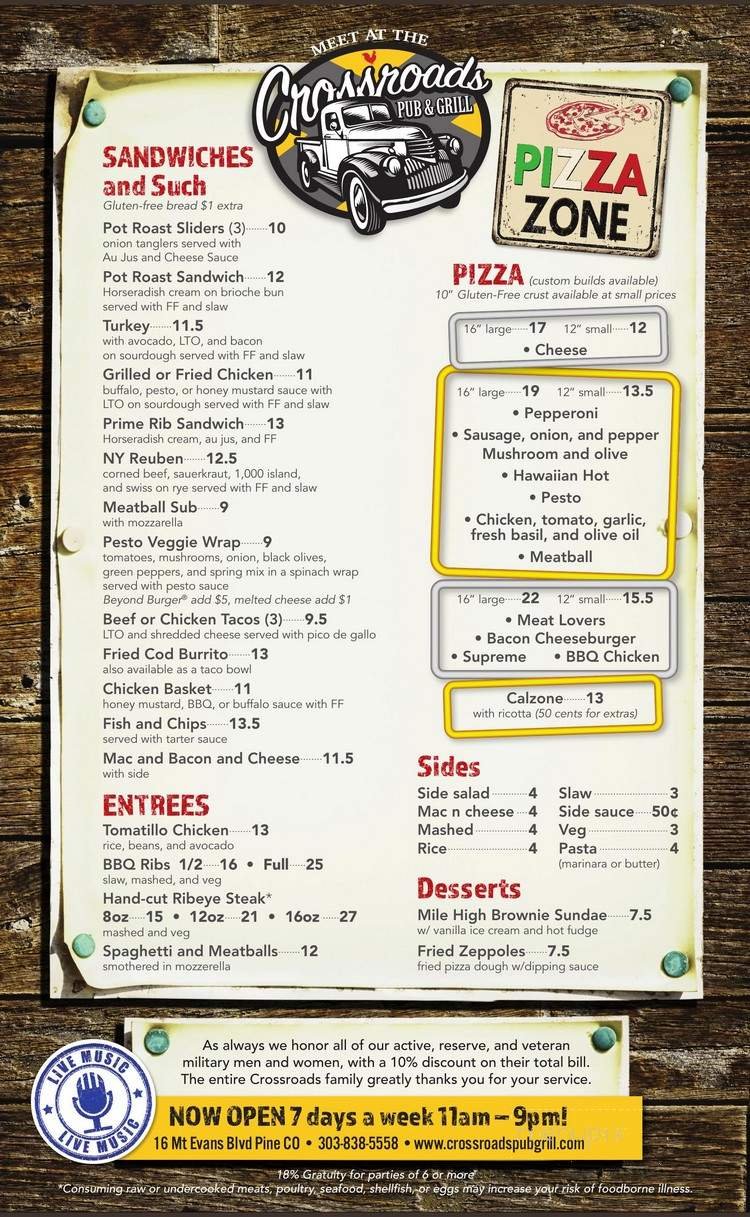 Menu page 2