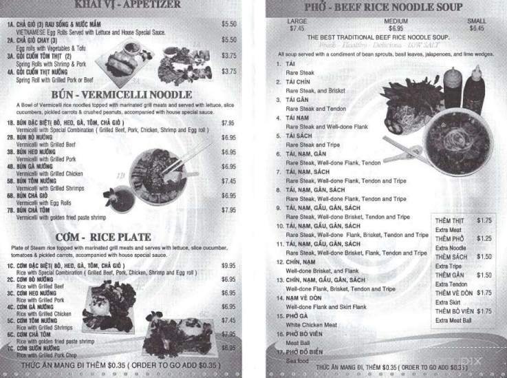Menu page 2