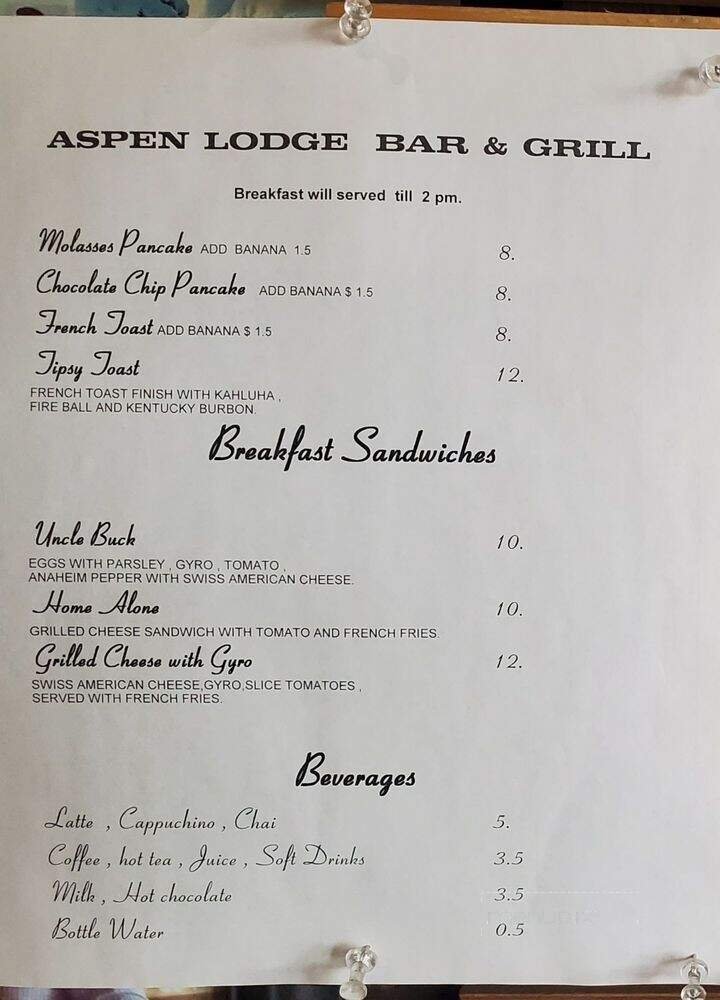 Menu page 2