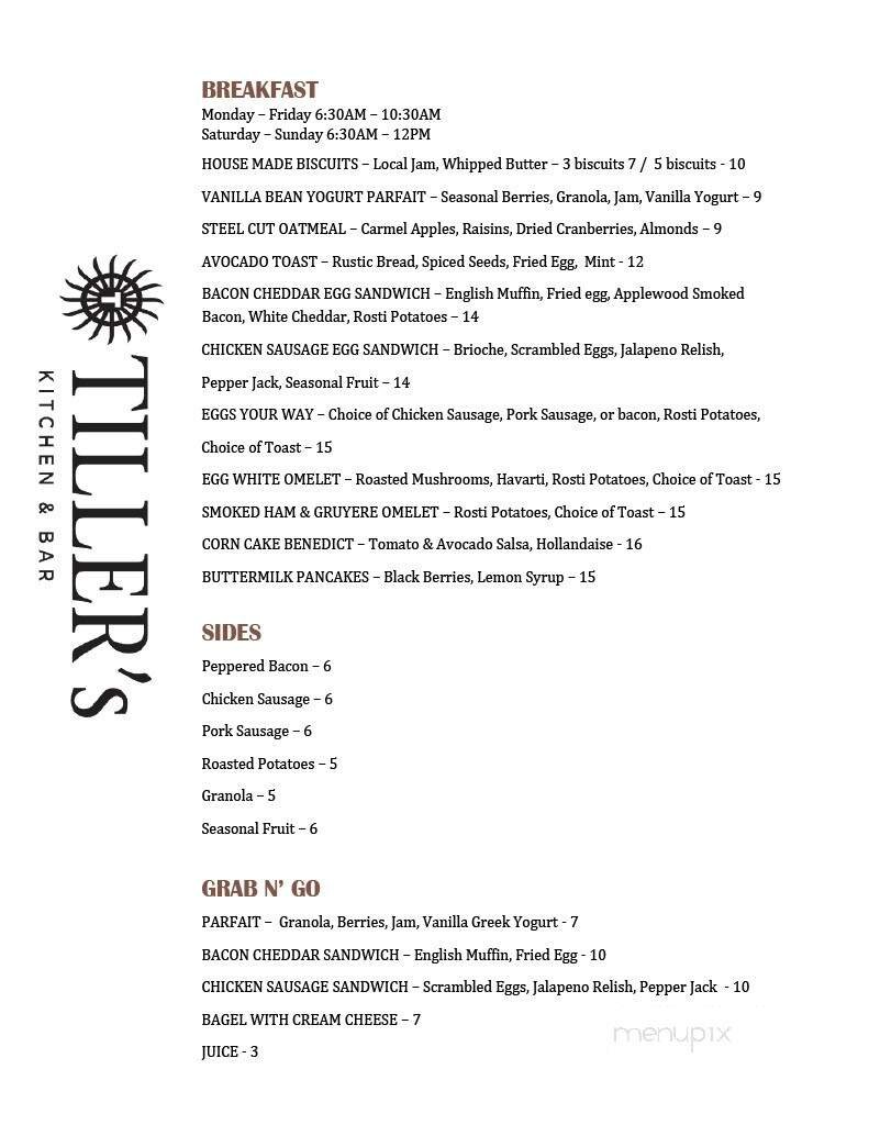 Menu page 1