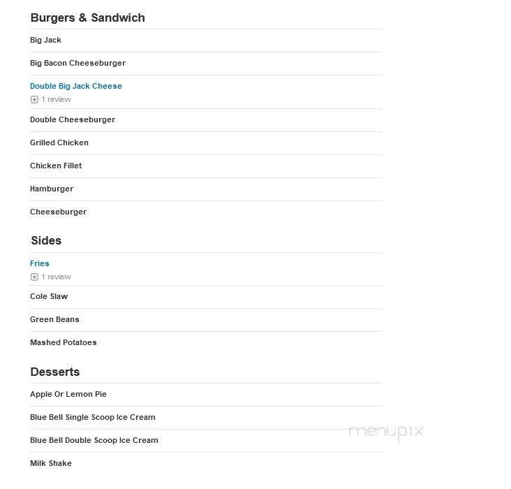 Menu page 2