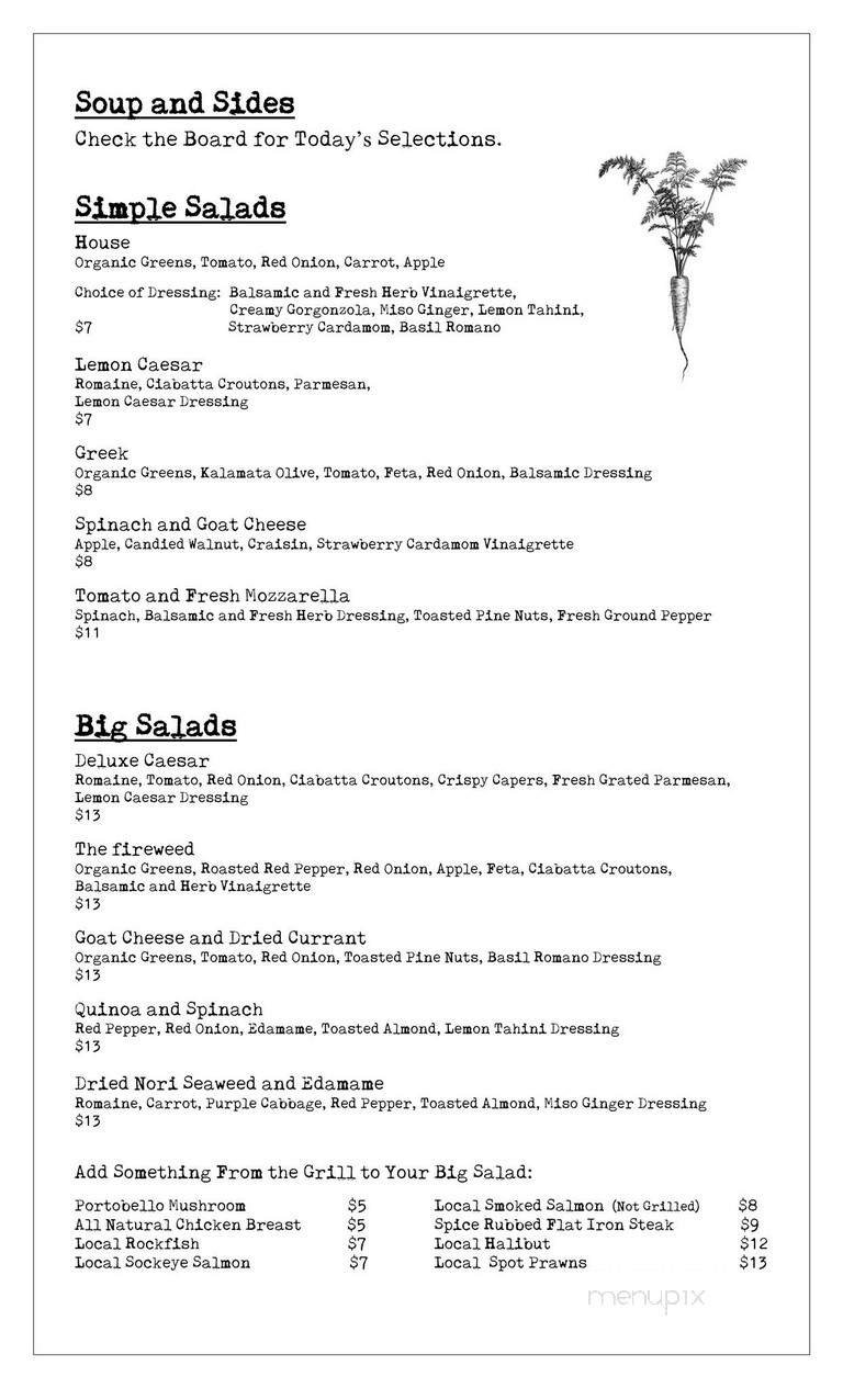 Menu page 2