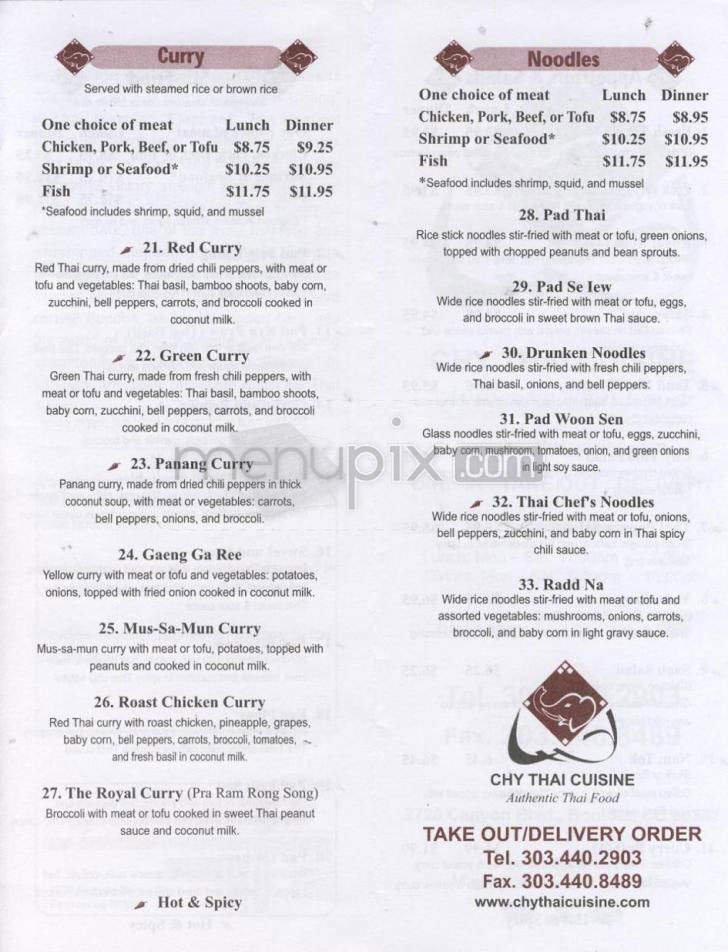 Menu page 3