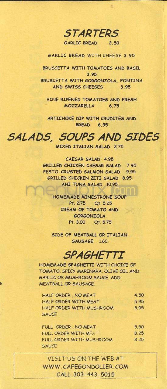 Menu page 2
