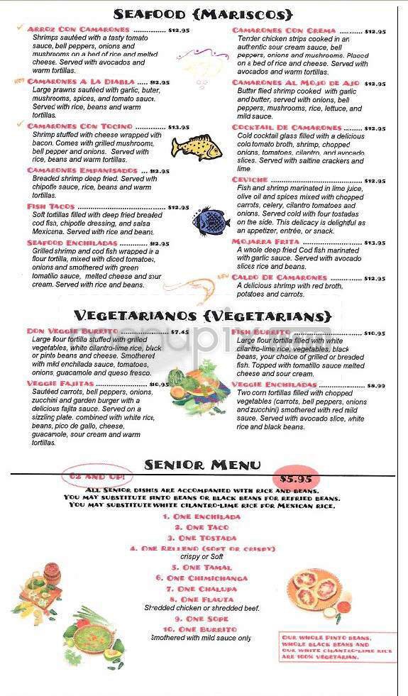 Menu page 6