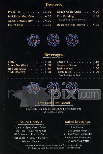Menu page 6